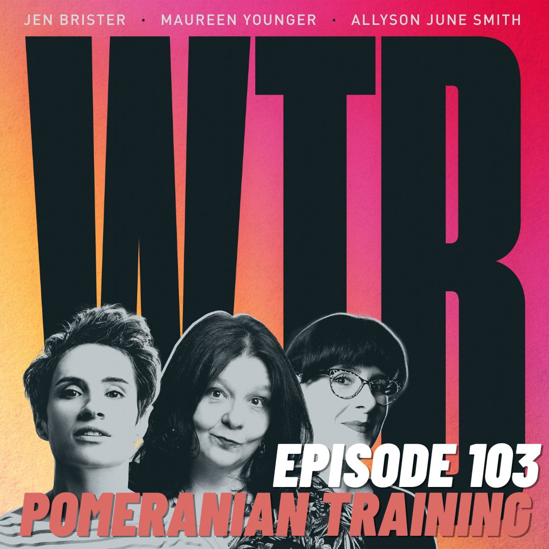👀 NEW EPISODE! 👀 This week, Maureen struggles to count where one #BeMoreMaureen moment ends and the next one begins. Also, Allyson begins dog training, Jen can't understand builders and Maureen's got a book to rebrand. Listen now! apple.co/2WS18tR sptfy.com/wtbpodcast