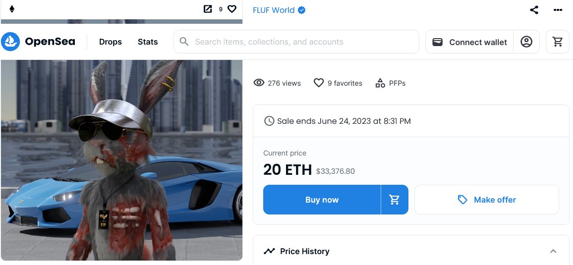 @flufworldbot That's a good fluf you got there and it worth the price. Still looking out for someone to get the @flufworld Skymax #NFT. It's already worth about 20 $ETH on @opensea