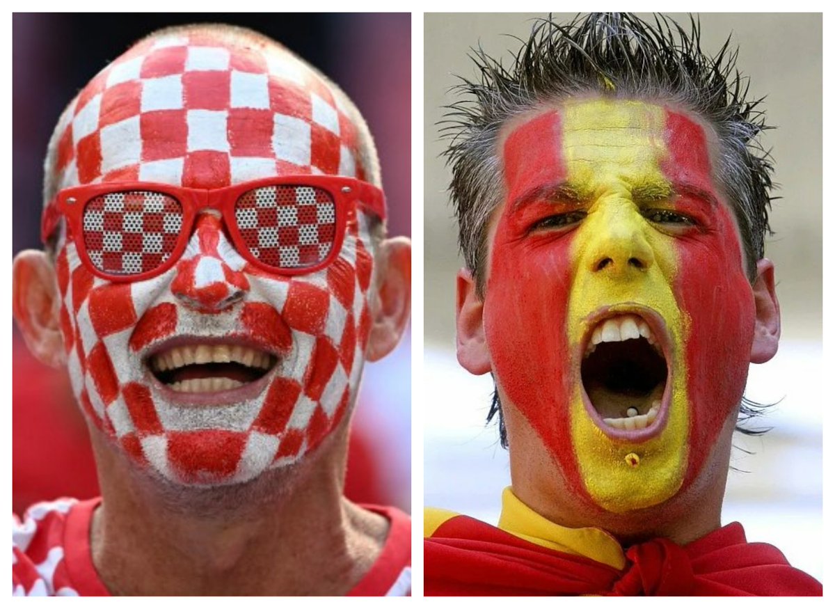 𝐃𝐚𝐭 𝐰𝐨𝐫𝐝𝐭 𝐞𝐞𝐧 𝐟𝐞𝐞𝐬𝐭𝐣𝐞, in @rotterdam. Supporters van @HNS_CFF - ofwel Kroatië - en fans van @SEFutbol - jawel: Spanje - overspoelen dit weekend ons heetgebakerde dorpje, in de aanloop naar de grande finale in @DeKuip! Bierpompen open! En kenners: wat wordt het?