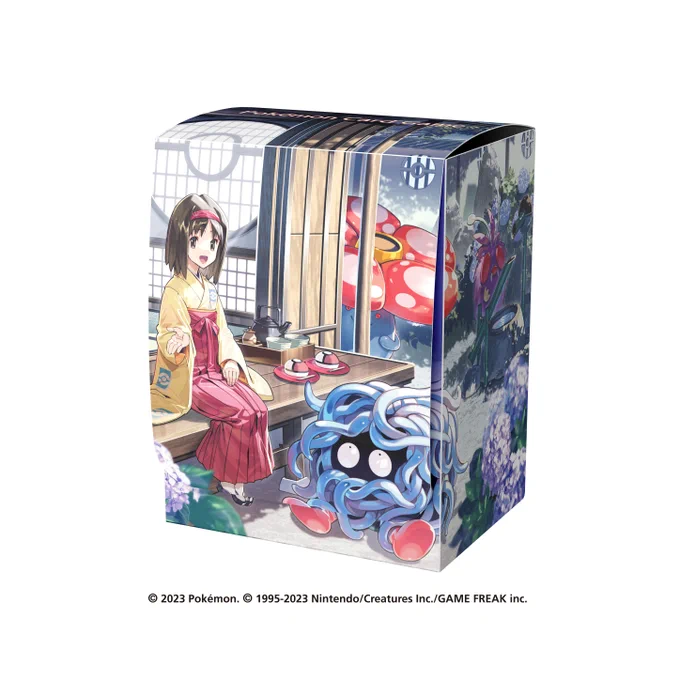 6月16日(金)発売のポケモンカードゲームのデッキケース 、及びデッキシールドの 「エリカの休日」のイラストを担当させていただきました。背景にも様々なポケモンたちが潜んでいます! 何卒よろしくお願いいたします! 