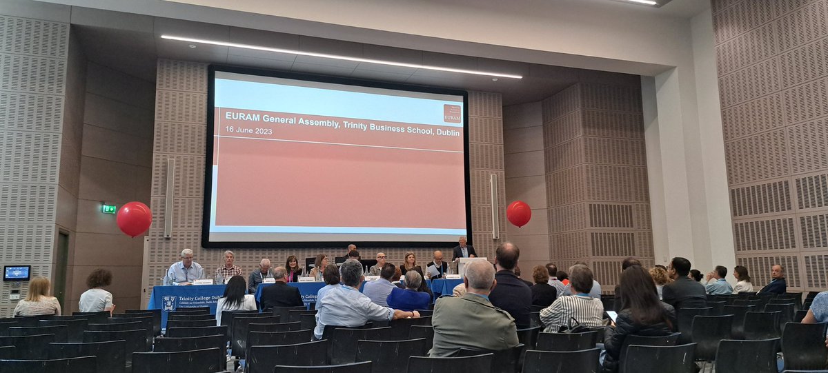 oumaima_omari's tweet image. Live from the @EURAM_BXL General Assembly @TCDBusiness