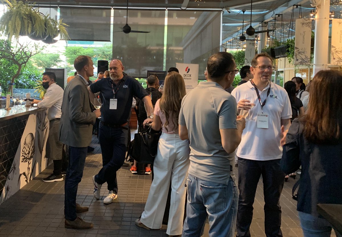 DECIX's tweet photo. Thanks to Malaysia’s #peering community for joining #decixasia peer & beer get-together at #MyNOG this week. We had a great time in Kuala Lumpur! https://t.co/ZqpkATUqaW