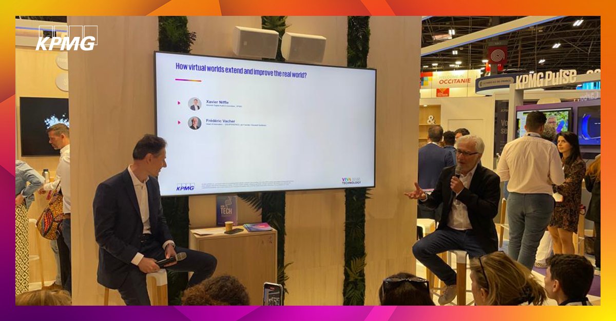 KPMG_France's tweet photo. "We all need to do something, no one is succeed alone. We need to work on collective #intelligence to find real and #impactive solutions." - 💬 Frédéric Vacher, Head of Innovation - 3DEXPERIENCE Lab Founder, Dassault Système

#VivaKPMG #VivaTech https://t.co/3cqpxyqAIL