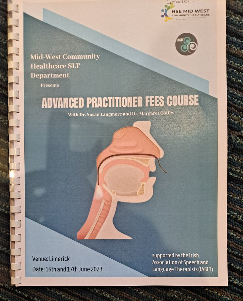 Una Deane (@unadeane2) on Twitter photo Advanced FEES course is underway! Delighted to have <a href="/SLangmore/">Susan Langmore</a> and <a href="/mmcoffeystamp/">Dr Margaret Coffey</a> here in Limerick..all things FEES on the agenda #sltadvancedpractice, #hscpdeliver, #mwchfees
<a href="/iaslt/">IASLT</a> <a href="/CommHealthMW/">HSE Mid West Community Healthcare</a> <a href="/monsclancy/">Monica Clancy SLT</a> <a href="/slt_elaine/">Elaine Kerins SLT</a> <a href="/sarahcurran01/">Sarah</a> Advanced FEES course is underway! Delighted to have <a href="/SLangmore/">Susan Langmore</a> and <a href="/mmcoffeystamp/">Dr Margaret Coffey</a> here in Limerick..all things FEES on the agenda #sltadvancedpractice, #hscpdeliver, #mwchfees
<a href="/iaslt/">IASLT</a> <a href="/CommHealthMW/">HSE Mid West Community Healthcare</a> <a href="/monsclancy/">Monica Clancy SLT</a> <a href="/slt_elaine/">Elaine Kerins SLT</a> <a href="/sarahcurran01/">Sarah</a>