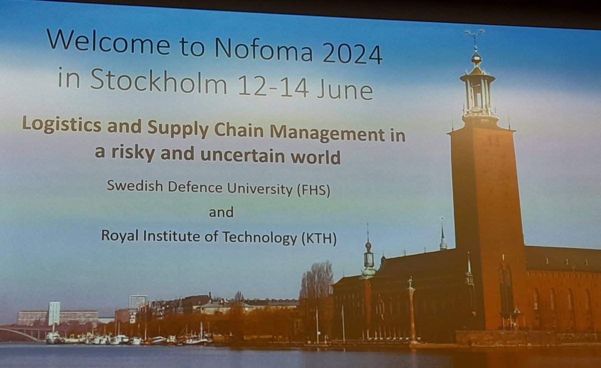 Not a bad location for #Nofoma2024! Join me for a ferry ride to Sweden? See you in Stockholm?