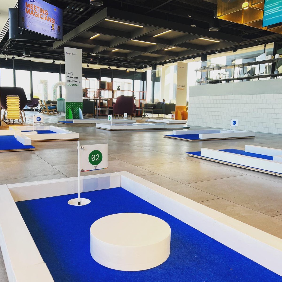 Putter Madness (@putter_madness) on Twitter photo Yesterday, we took our crazy golf entertainment to Google's Pancras Square office for an event they were hosting. The event was a huge hit, and the competition was fierce! Mark finished at the top of the leaderboard with an impressive low scoring 15!
#Google #GoogleEvent Yesterday, we took our crazy golf entertainment to Google's Pancras Square office for an event they were hosting. The event was a huge hit, and the competition was fierce! Mark finished at the top of the leaderboard with an impressive low scoring 15!
#Google #GoogleEvent