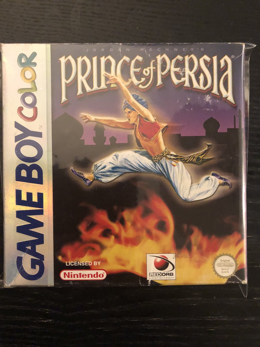 gameboys004's tweet photo. 最近の購入品
PRINCE of PERSIA
プリンスオブペルシャ⚔️の欧州版
開始時のゲートで国🚩を選ぶ
日本版と中身は同じでカラー化📺されている🗡️🗡️⚔️
#ゲームボーイ
#GAMEBOY
#レトロゲーム
#REDORB https://t.co/TEdEYMZyUb