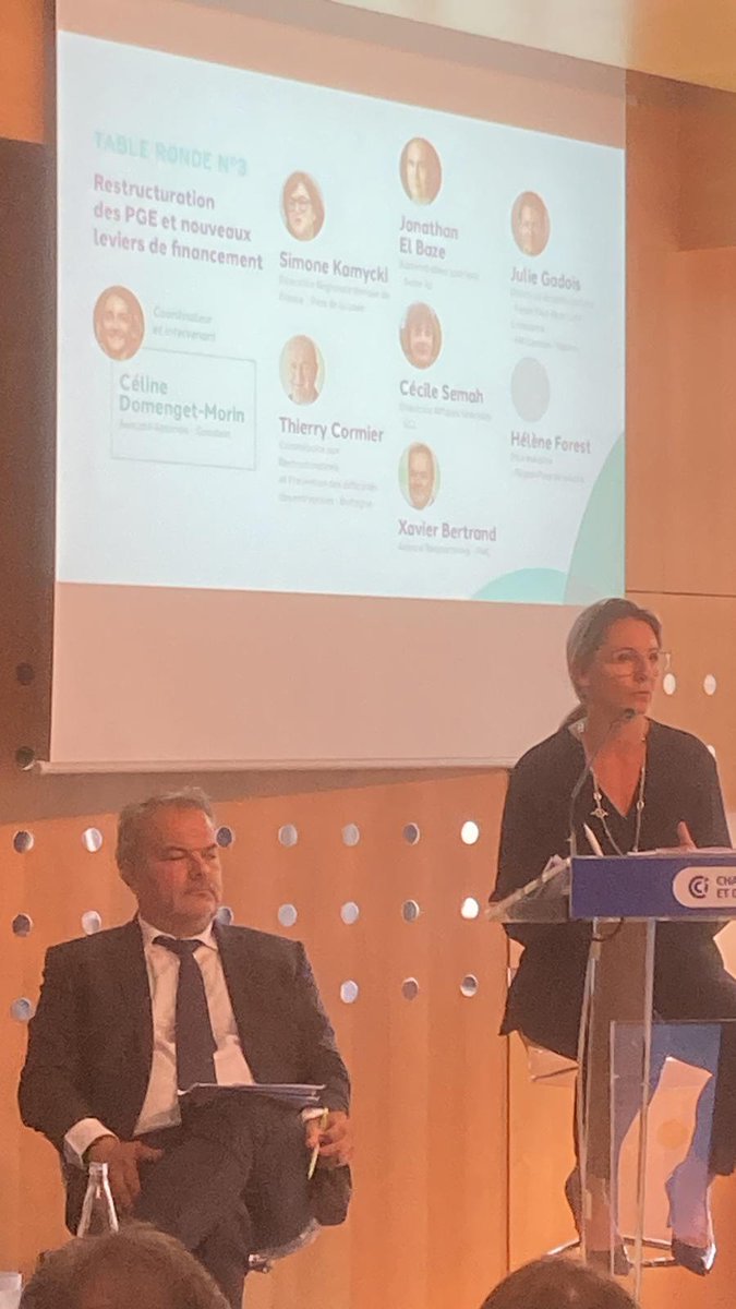 ARE_France's tweet photo. TABLE RONDE 3
"#Restructuration des PGE et nouveaux leviers de #financement"

@ARE_France 
AARO - Association des Acteurs du Retournement de l'Ouest

Céline Domenget-Morin
Simone Kamycki
Thierry Cormier
Jonathan El Baze
Cecile Semah
Xavier Bertrand
Julie Gadois

#Entreprises https://t.co/j9NPUsHJzP