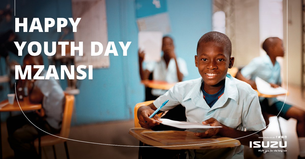 isuzusa's tweet photo. Today, we reflect on the challenges faced by our youth. With 60% of Africa's population under 25, it's crucial to foster productive economies &amp; environments for our future leaders. 🌍

A message from our Isuzu Motors SA president, Mr Billy Tom: https://t.co/lk2EVAlOtv

#YouthDay https://t.co/hxHYC9qf6C