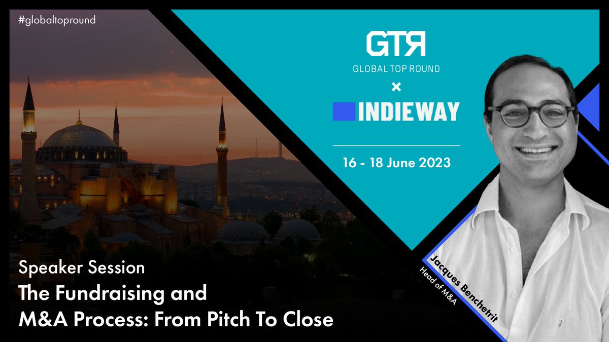 We have our Head of M&amp;A - Jacques Benchetrit taking part in #Indieway with an online speaker session - ‘The Fundraising and M&amp;A Process: From Pitch To Close’ held on 18th June at 10:40PM local time (8:40 AM BST)!

For more details 👇
🔗indieway.biz/events/indiewa…