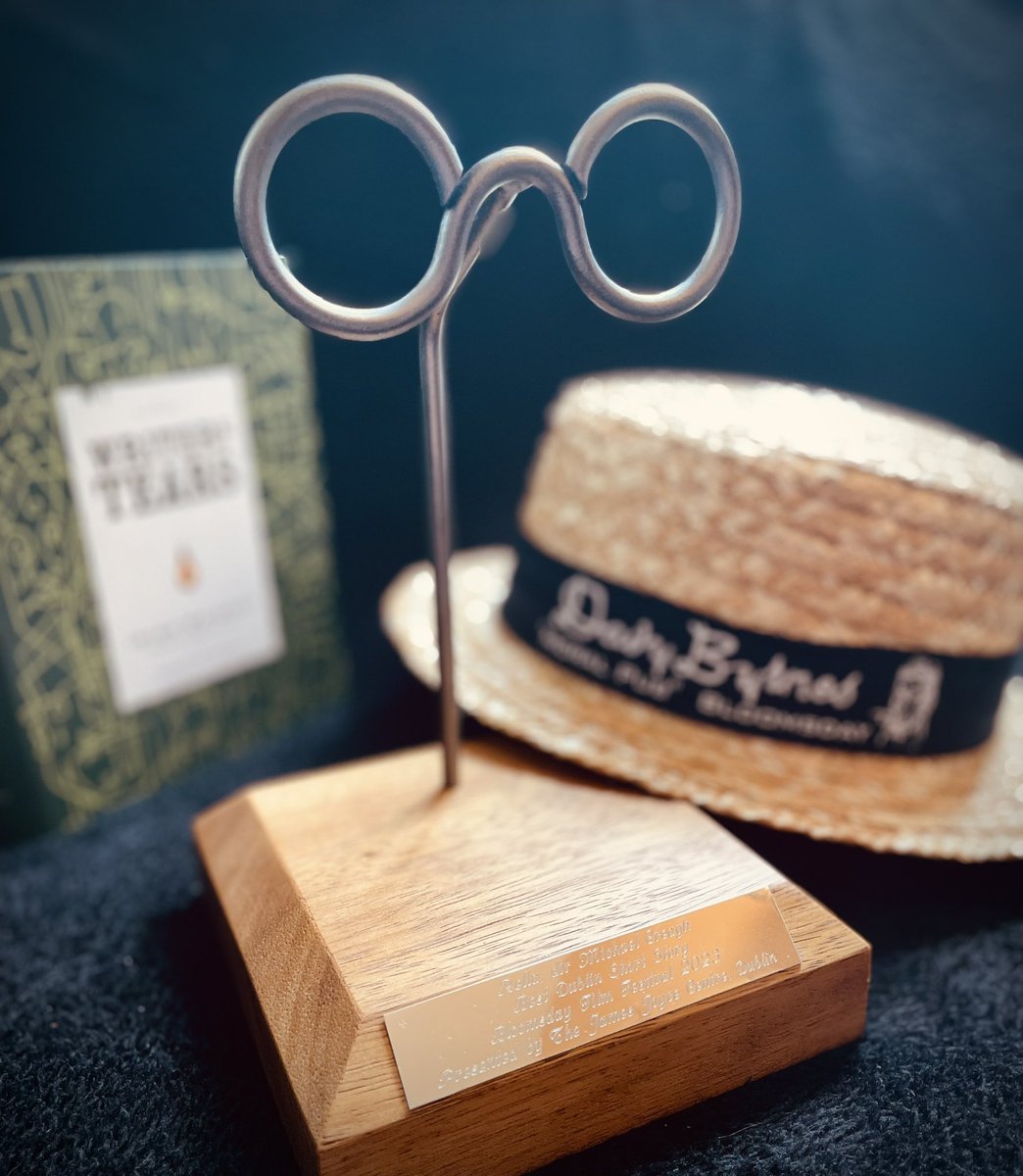 Michael Creagh (@mickcreagh) on Twitter photo Cutest award I’ve ever seen! Thank you @bloomsdayfilmf1 for naming RELLO Best Dublin Short Story. And thank you @MarcusCoLAMBo and <a href="/heresaclue2/">Dan Gordon</a> for bringing our modern day Dublin traipsers to life so perfectly.
#irishfilm #shortfilm #bloomsday <a href="/NIScreen/">Northern Ireland Screen</a> Cutest award I’ve ever seen! Thank you @bloomsdayfilmf1 for naming RELLO Best Dublin Short Story. And thank you @MarcusCoLAMBo and <a href="/heresaclue2/">Dan Gordon</a> for bringing our modern day Dublin traipsers to life so perfectly.
#irishfilm #shortfilm #bloomsday <a href="/NIScreen/">Northern Ireland Screen</a>