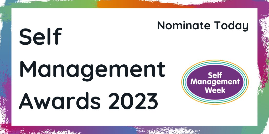 📢We have extended the deadline for submitting nominations to this year's Self Management Awards by a week - you now have until Monday 26 June at midday to send them to smw@alliance-scotland.org.uk. More info: bit.ly/41OWUC6 #SelfManagement23