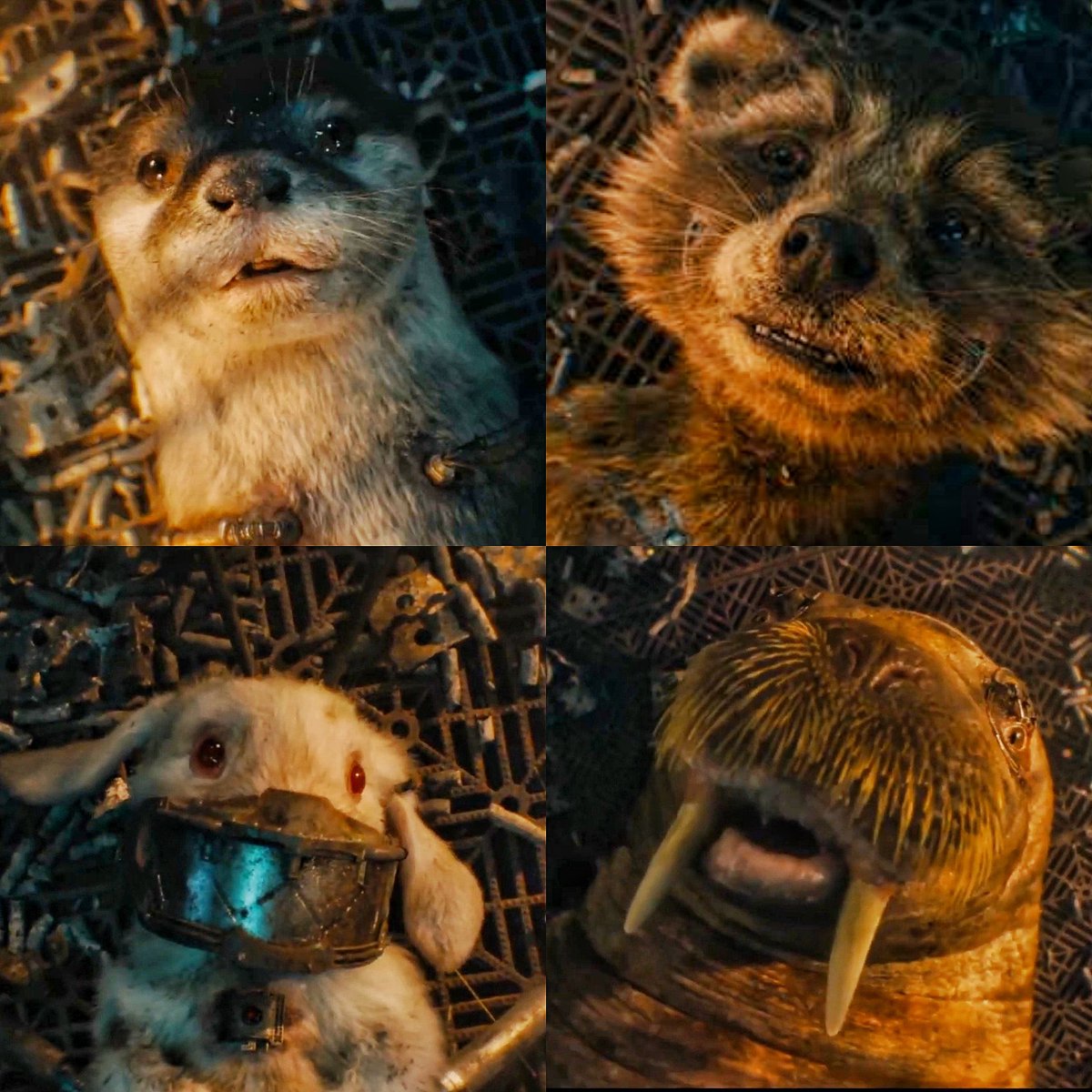 -No llores, es solo una película.
-La película