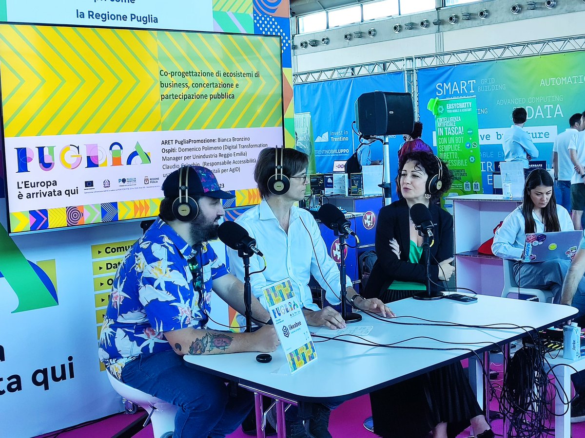 Ecosistemi, concertazione e partecipazione pubblica. Stand di <a href="/RegionePuglia/">RegionePuglia</a> , ora, con <a href="/BBronzino/">Bianca B.</a>