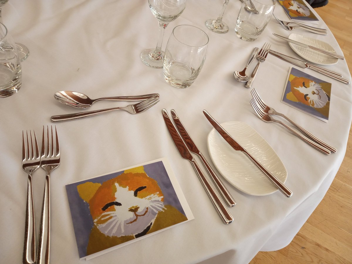 ArtistObi's tweet image. &quot;Nessie&quot;, &quot;Happy Cat&quot;, &quot;Dog&quot; and &quot;Car with Birds&quot; all featured in the seating arrangements at Kilmardinny House #kilmardinnyhouse #projectability