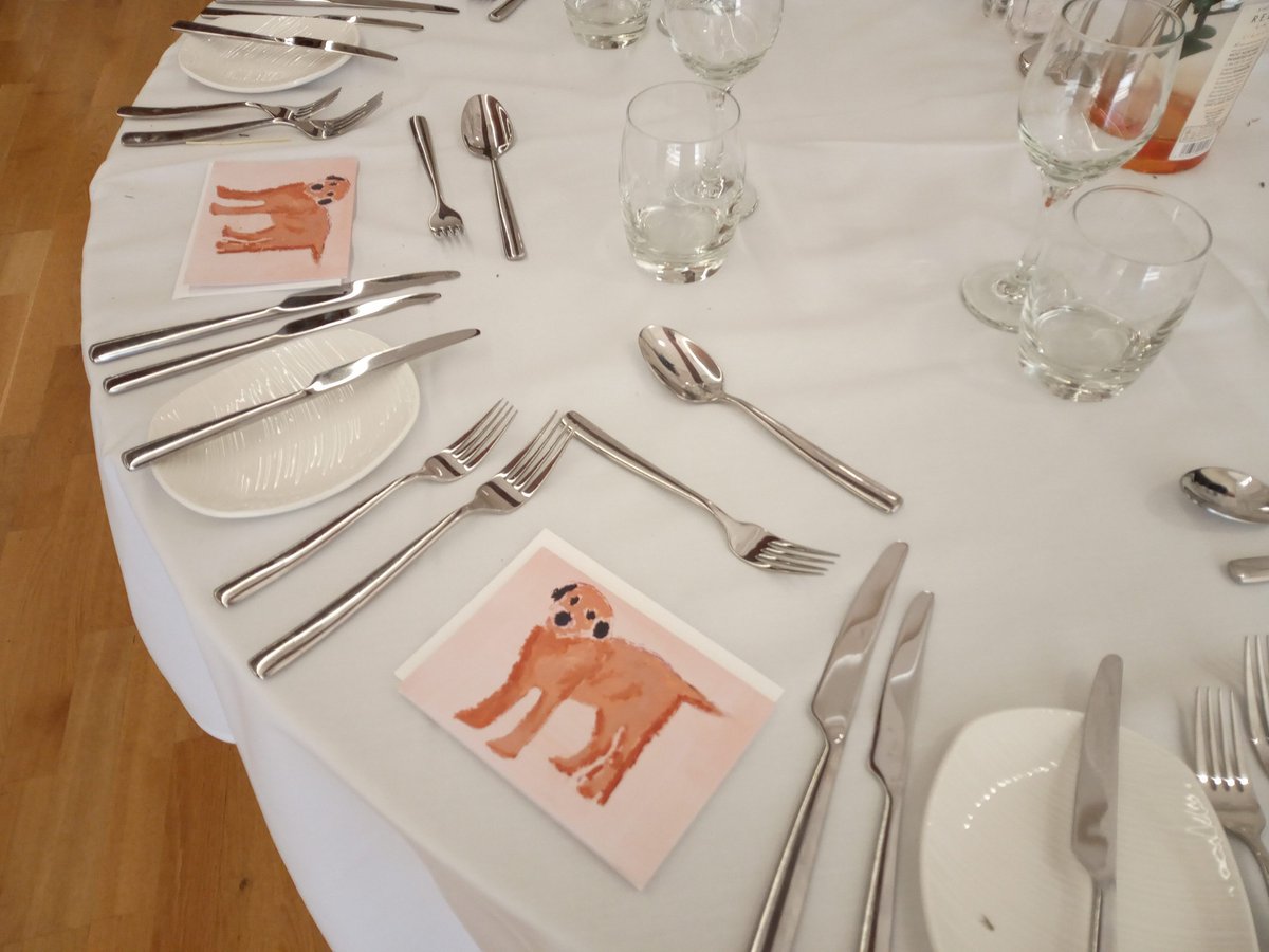 ArtistObi's tweet image. &quot;Nessie&quot;, &quot;Happy Cat&quot;, &quot;Dog&quot; and &quot;Car with Birds&quot; all featured in the seating arrangements at Kilmardinny House #kilmardinnyhouse #projectability