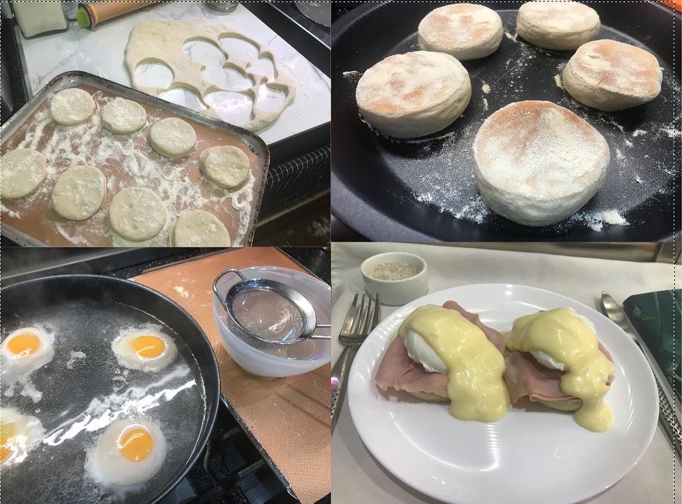 FreddySky's tweet image. If you like tricks with eggs, next time you do poached eggs sieve them and cook them in barely boiling water, the liquid that goes through the sieve is what gives you all the foamy bits.