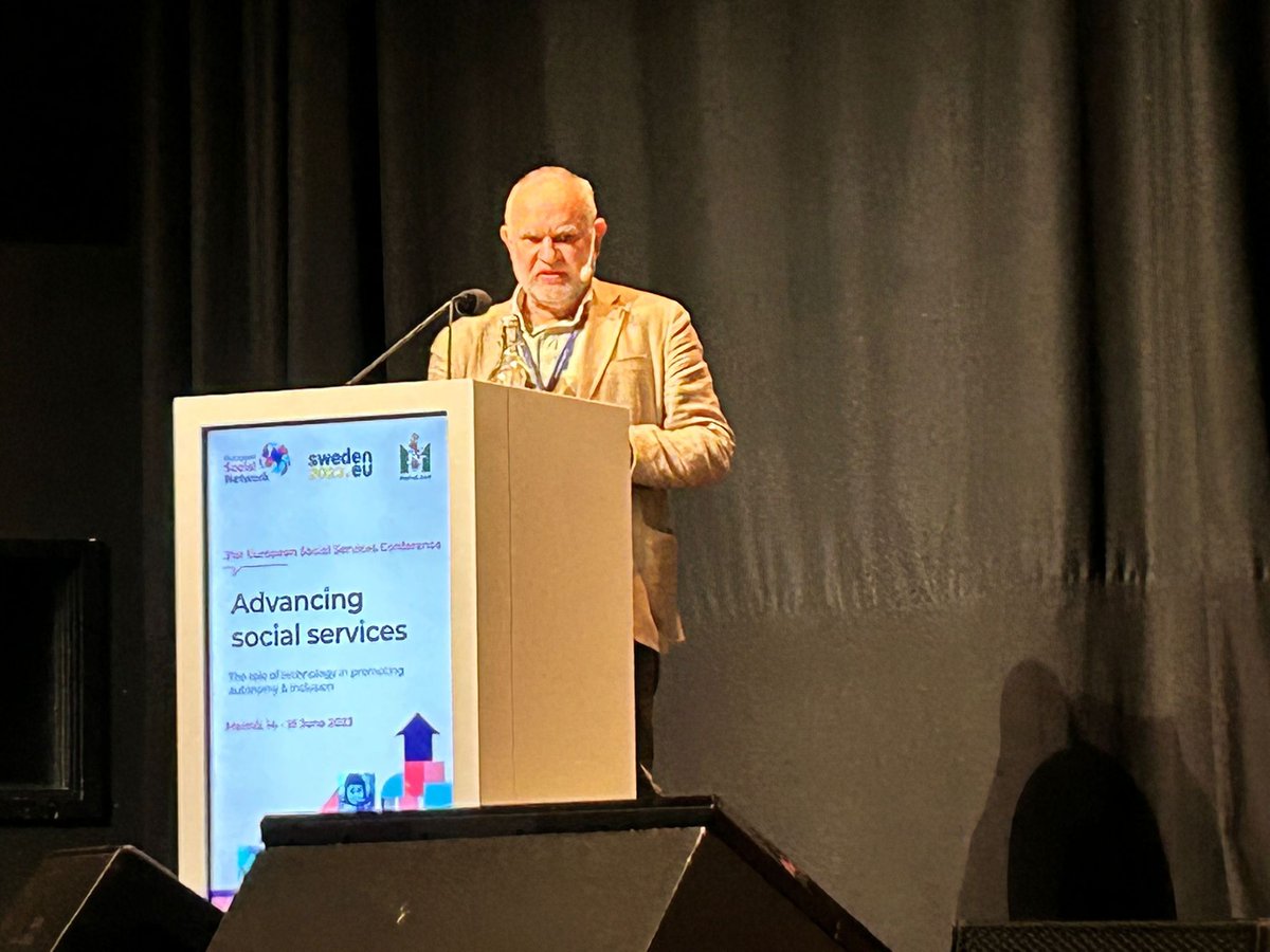 🌍 A Suècia, Lluís Torrens, secretari d'Afers Socials i Famílies, explica a <a href="/ESNsocial/">European Social Network</a> la transformació digital pionera dels #serveissocials a Catalunya. L'eina #WSocial en revoluciona l'eficiència al món local, automatitza processos i avança cap a l'historial social compartit.