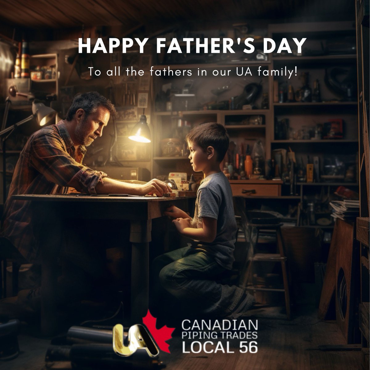 UALOCAL56NS's tweet photo. Let us express our heartfelt appreciation to all the  fathers in our union. Your dedication, sacrifice, and commitment to your families and the trades are truly commendable. You are an inspiration to us all. https://t.co/TL5AjqWW0g