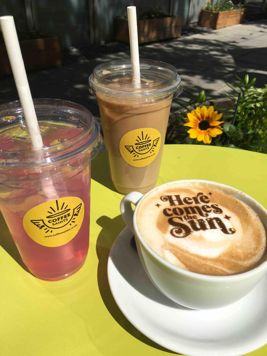 Are you #chilling in our garden today??😎🌿🌼🌸 #summer #edinburghcafes #icedcoffee #cool #garden #Edinburgh #colddrinks #coffeelovers