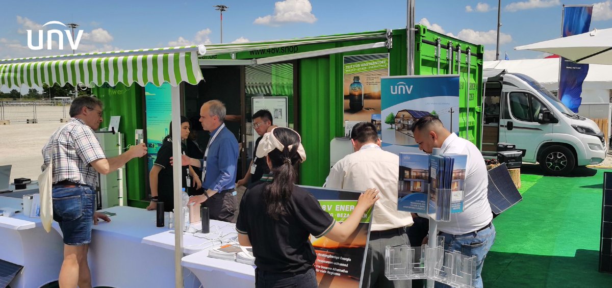 UniviewTech's tweet photo. 👏Univew Stuns at Intersolar Europe with New Residential Energy Storage System:
Intersolar Europe, a highly anticipated event in the global solar technology industry, took place at Messe München (Munich Exhibition Center) from June 14th to 16th. Welcome to visit us!🤓
#Uniview https://t.co/pt5ifgHDAw