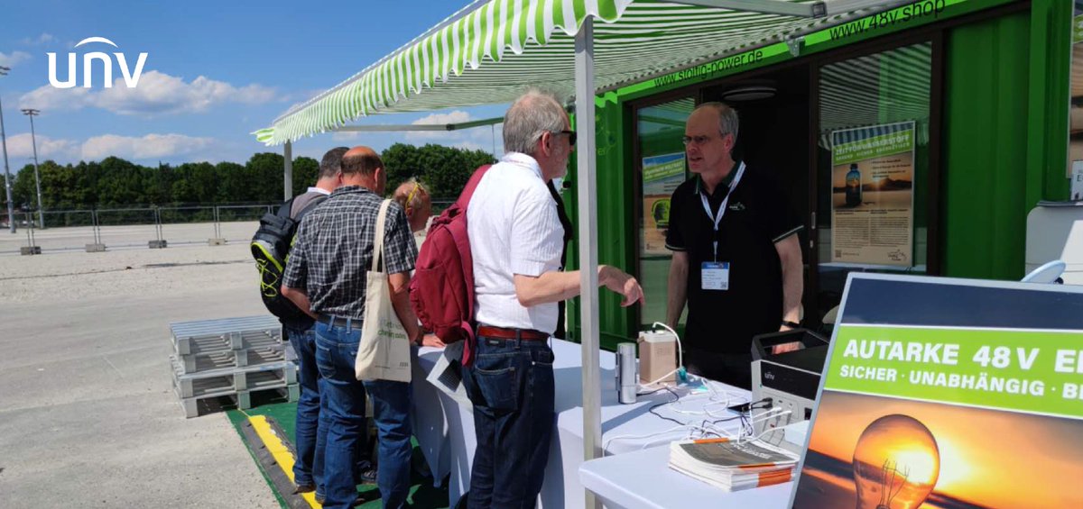 UniviewTech's tweet photo. 👏Univew Stuns at Intersolar Europe with New Residential Energy Storage System:
Intersolar Europe, a highly anticipated event in the global solar technology industry, took place at Messe München (Munich Exhibition Center) from June 14th to 16th. Welcome to visit us!🤓
#Uniview https://t.co/pt5ifgHDAw