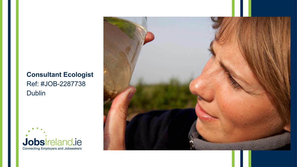Consultant Ecologist Ref: #JOB-2287738 #Dublin Please find all information at: jobsireland.ie/en-US/job-Deta… #Ecologist #Consultant #EnvironmentalJobs #environmentalawareness #Career #Recruitment #WorkWithIntreo