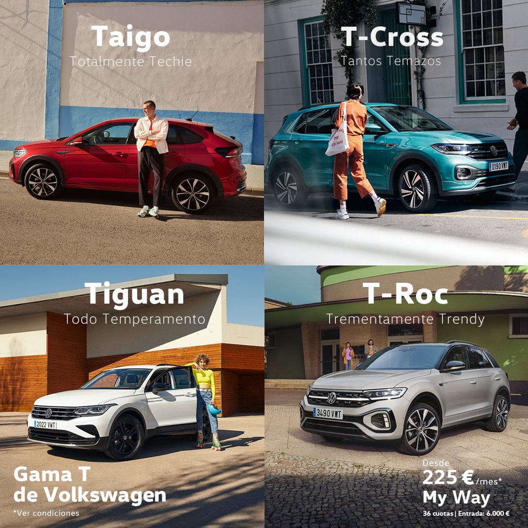 ¿Aún no conoces la Gama T de #Volkswagen?