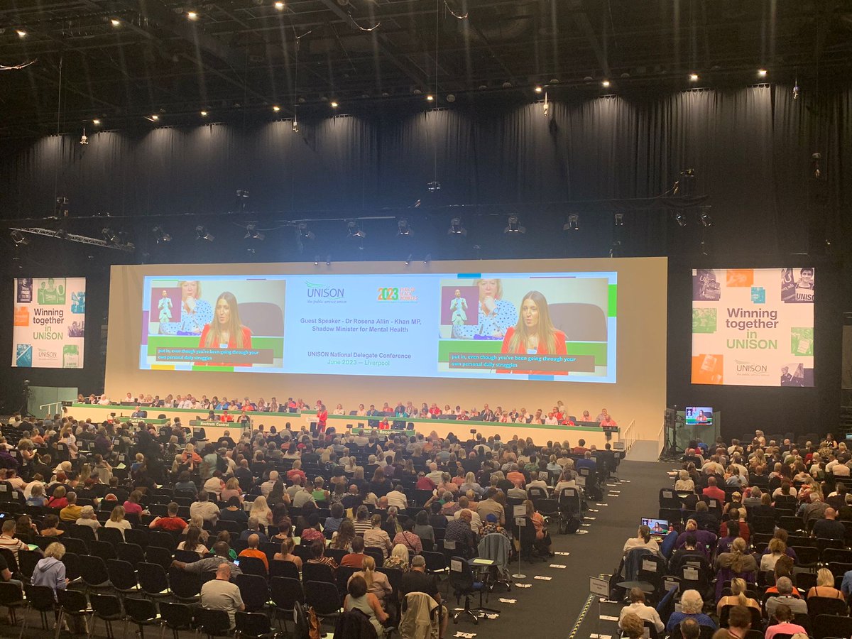 UNISON have been tireless champions in the fight for fairness and equality. I was proud to give the keynote address at conference this morning.
#UNDC23
@unisontheunion