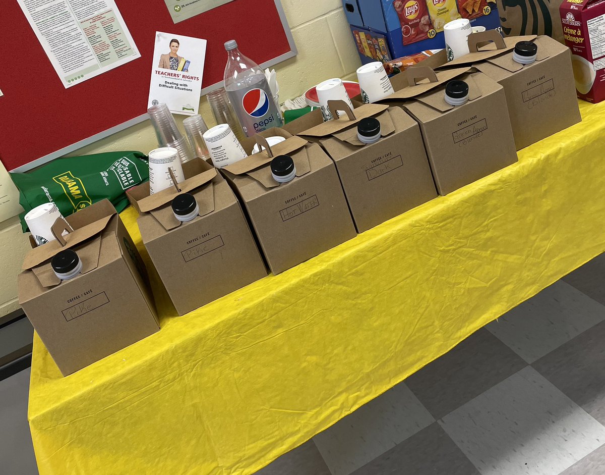 A big thank you to Starbucks, Carbonear for the liquid fuel this morning (and we really needed it). Much appreciated! <a href="/TownofCarbonear/">Town of Carbonear</a> <a href="/StarbucksCanada/">Starbucks Canada</a>