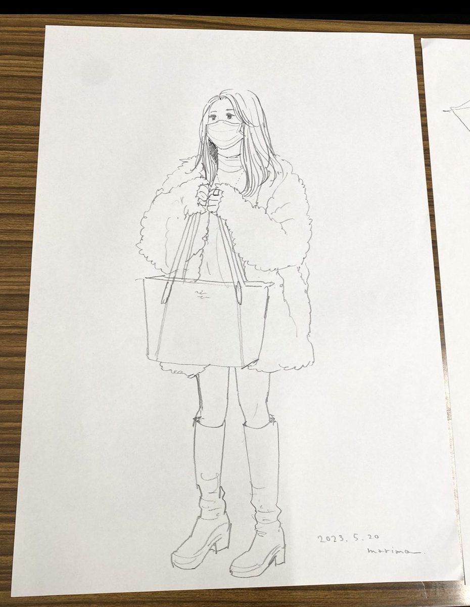 marimooo96's tweet photo. 5分クロッキー、毎週授業でやっています。
女の子が皆おしゃれしてきてくれてて楽しいです◉ https://t.co/XGFc3tzVGn