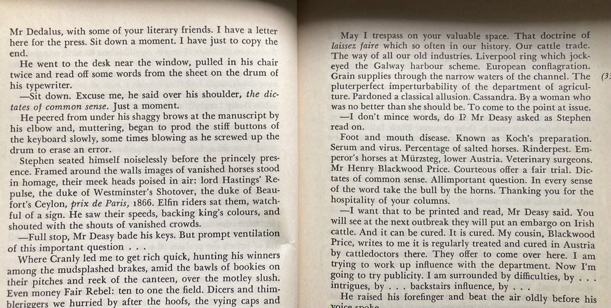 “I have a letter here for the press….I want that to be printed and read.” There’s quite a bit about journalism — and countless other topics — in Ulysses. Happy #Bloomsday! #Bloomsday2023