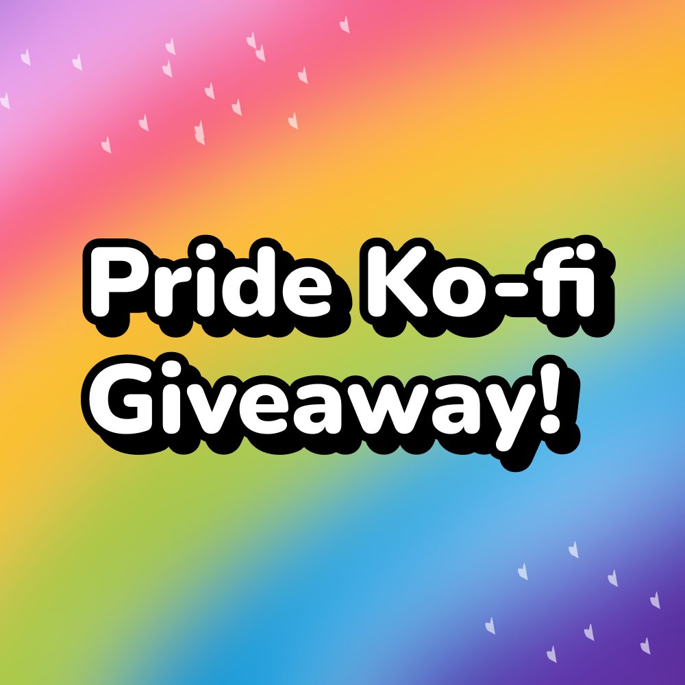 🌈 #Pride giveaway! We're supporting 5 LGBTQIA+ creators this week!

To enter:
❤️ Follow <a href="/kofi_button/">Ko-fi</a>
🔄 RT this tweet
🌈 Reply with your Ko-fi link

5 winners will be chosen at random on Friday! 

#Kofi #SupportCreators #Giveaway