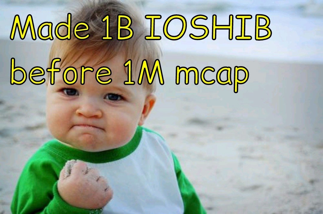 Whales are made early. The only time to get 1% of $IOSHIB is now. Would be difficult after summer 2023 and impossible in 2024 🥲

#Crypto #memecoin #IOTX #iotex  $DOGE $SHIB $PEPE $BTC $ETH