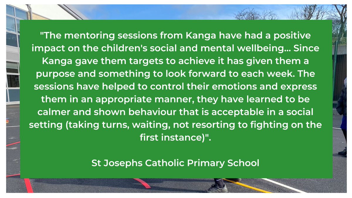 Kanga student mentoring 💚

We work closely with school staff to support struggling students within a safe, non-threatening environment. Our structured approach aims to give students self belief, helping to improve attainment and participation.​

bit.ly/3Oxf5sO