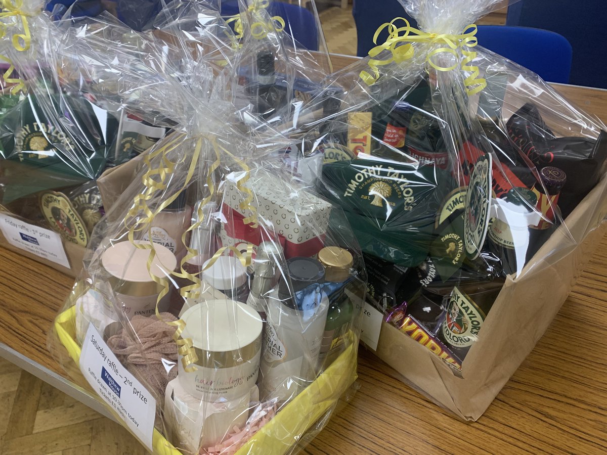 We have all of our prize hampers ready for this week's <a href="/skbeerfestival/">Stockport Beer Fest</a> with a draw taking place each day at 10.30pm. Our hampers are filled with beers, ciders, pub snacks, &amp; merch from our friends <a href="/TimothyTaylors/">Timothy Taylor's Brewery</a>! Buy a ticket for just £1 at the festival - good luck everyone!