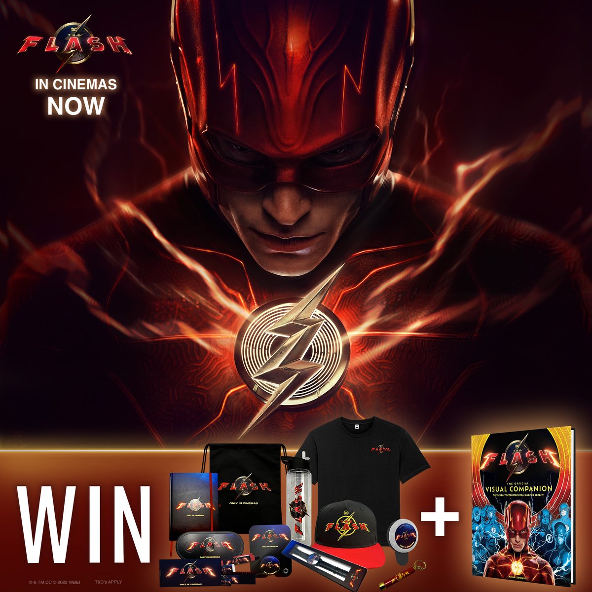 To celebrate the release of #TheFlashMovie, we’re giving you the chance to #win one of three epic merch bundles! 

Retweet & Follow by 14.07.23 to enter. UK residents only, 18+. T&Cs: bit.ly/43FrLCE