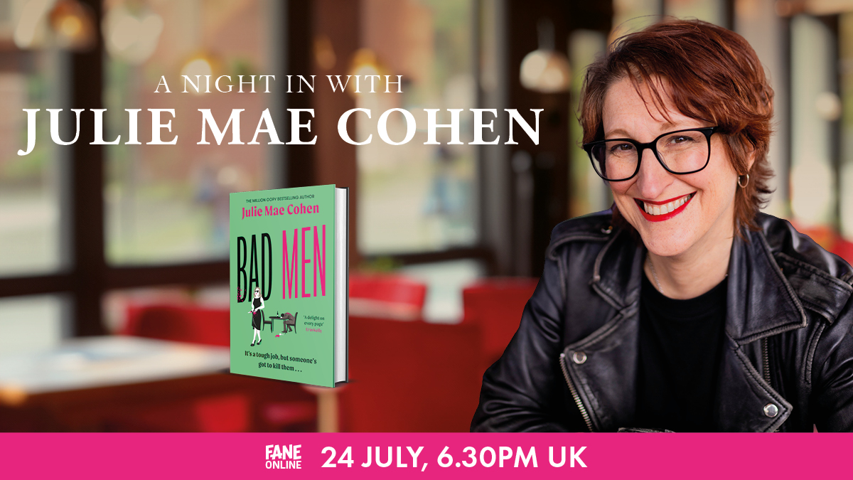 🔪 NEW | 'Maybe I was put on earth to get rid of #BadMen.'

Join @julie_cohen & @sarahshaffi on #FaneOnline to celebrate the release of the brand new feminist revenge thriller.

Be quick, the first 50 orders of #BadMen will include a SIGNED bookplate.

🎟️ fane.co.uk/julie-cohen