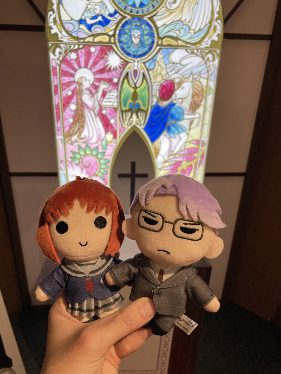 TMGSfan's tweet photo. 今日はこの格好でときメモGS展に行った。ぬいぐるみを使って撮った写真が多かったよー。 https://t.co/BbmCooQ2Ji