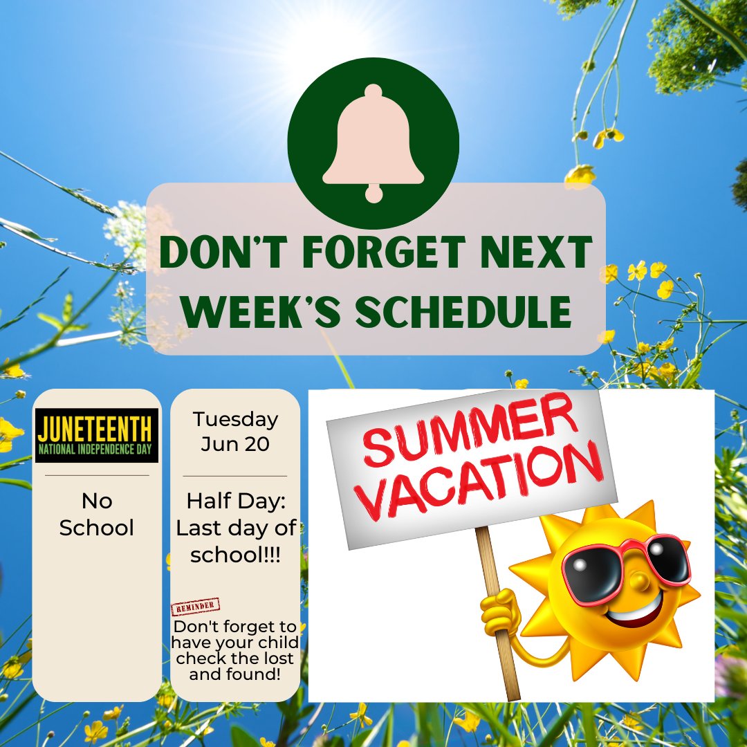 CloughPTO's tweet image. Don't forget next week's schedule!