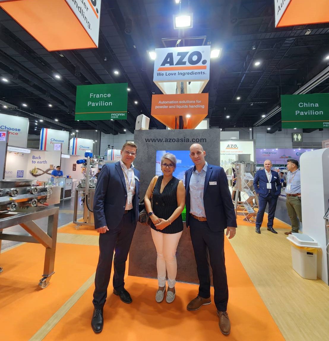 @ #ProPakAsia 2023, #GTCC Head of MEC Dept Ms. Jantarath visited booths of our members including #AZO & #Krones. The International Processing & Packaging Exhibition continues until tomorrow. #PartnerInThailand #PPKA