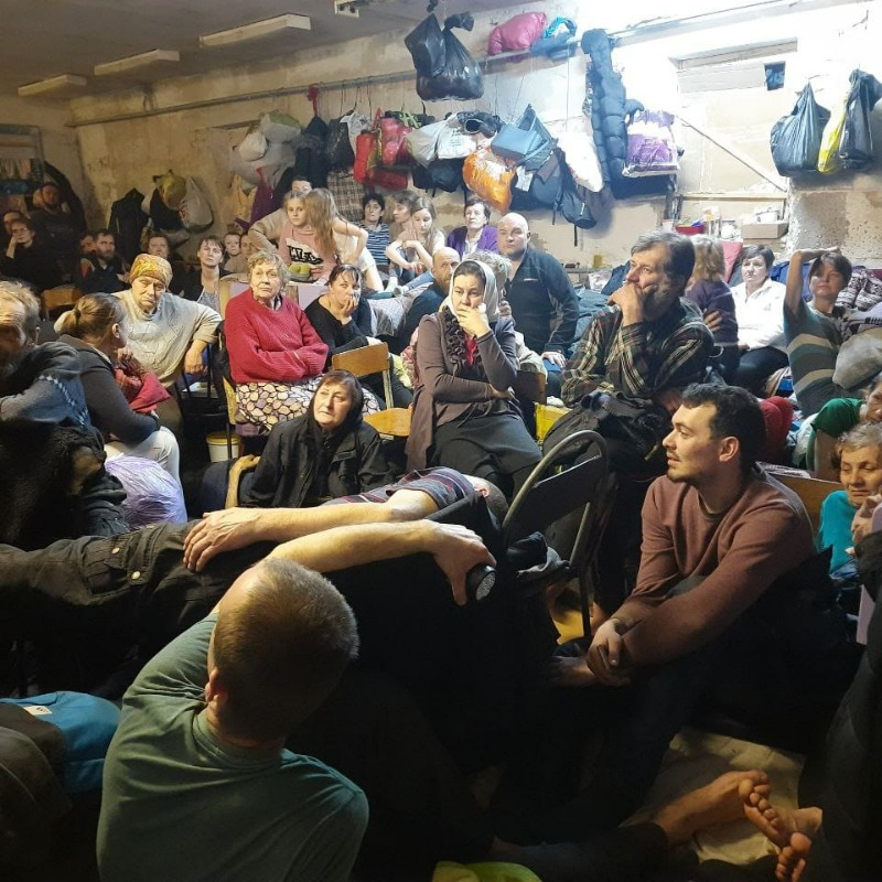 SkyNews's tweet photo. “They didn’t want us to feel like humans” 

@AlexCrawfordSky has been hearing the harrowing stories from the villagers of Yahidne – a community at the centre of Ukraine’s biggest war crimes trial to date. 

368 villagers, 69 of them children, were starved, terrified and tortured