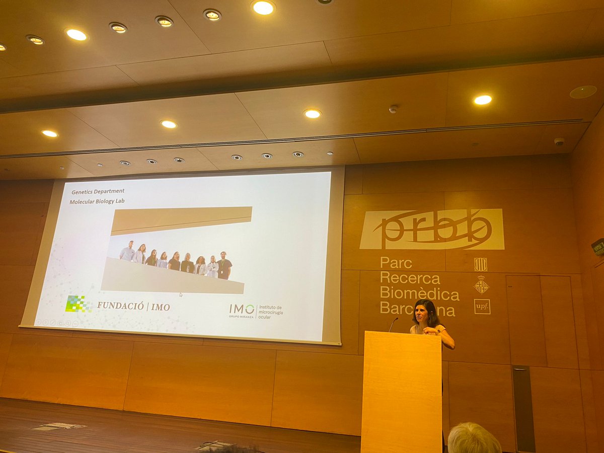 imogrupomiranza's tweet photo. #LabTeam. 💡 La Dra. Laura Siles ha participado en un evento europeo, organizado por Thermo Fisher Scientific. Nuestra investigadora habló de la edición genética para distrofias hereditarias de la #retina en el Parque de Investigación Biomédica (@the_prbb), de #Barcelona. https://t.co/X1XpPypguO