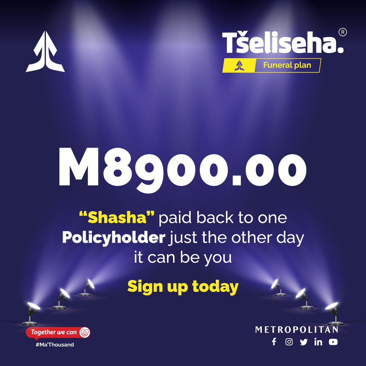 MetropolitanLes's tweet photo. U ka popa ๐ฐ๐ต๐ตle uena๐๐ป๐๐ป๐๐ป
#MetropolitanLesotho #WeArePartners #TogetherWeCan #MaThousand https://t.co/17zQB4Efjl