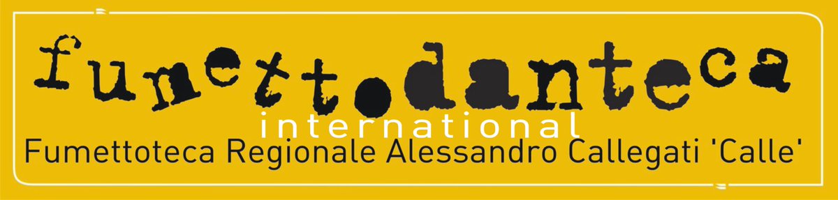 #FumettoDANTEca International 'Biblioteca Internazionale di #Fumetti dedicati all'Opera e al Poeta #Dante #Alighieri' 
Archeofumettologia Dantesca Oggi 14/18 
<a href="/journees_archeo/">Journées archéologie</a> <a href="/MiC_Italia/">Ministero della Cultura</a> <a href="/cykex2099/">cecilio jacobo glez</a> #Dante702 #Umiliacchi Via Curiel 51 #Forlì #Italy 
fumettoteca@fanzineitaliane.it