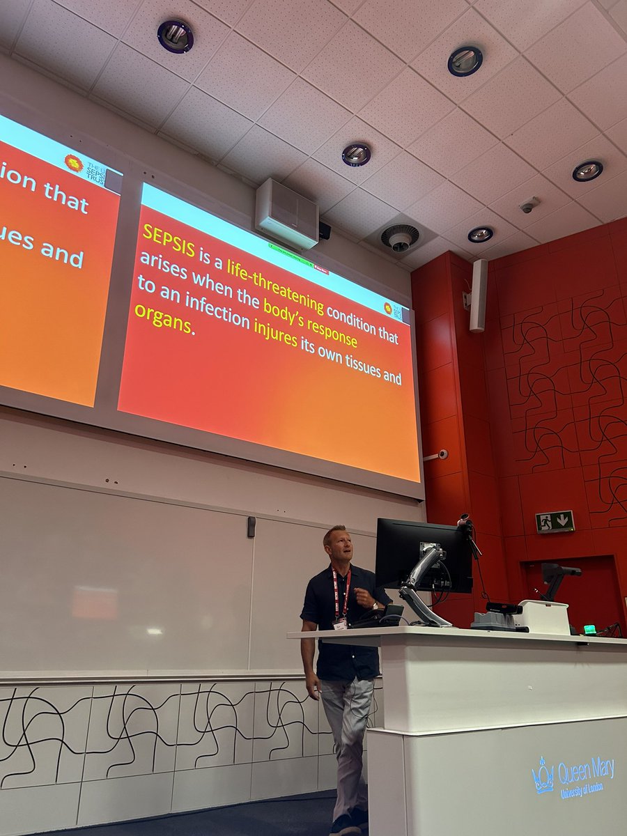 Royal Society of Tropical Medicine and Hygiene (@rstmh) on Twitter photo We are now hearing from Dr Ron Daniels BEM (<a href="/SepsisUK/">Dr. Ron Daniels BEM</a>), from the <a href="/UKSepsisTrust/">The UK Sepsis Trust</a>, on 'Sepsis: operational solutions for the coming years' #Topics2023 #Sepsis We are now hearing from Dr Ron Daniels BEM (<a href="/SepsisUK/">Dr. Ron Daniels BEM</a>), from the <a href="/UKSepsisTrust/">The UK Sepsis Trust</a>, on 'Sepsis: operational solutions for the coming years' #Topics2023 #Sepsis