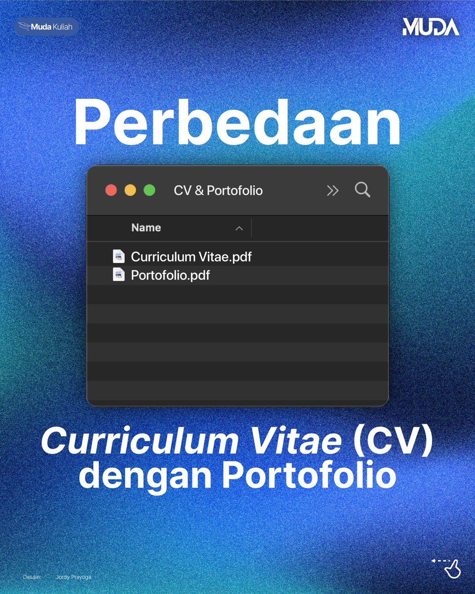 kompasmuda's tweet photo. Kamu pasti pernah mendengar istilah curriculum vitae dan portofolio. Beberapa perusahaan atau bagian, terkadang membutuhkan kedua hal itu. Namun, sebenarnya apa sih perbedaan curriculum vitae dan portofolio itu? Cari tahu di sini. #MudaKuliah https://t.co/OFEGVmFGEw