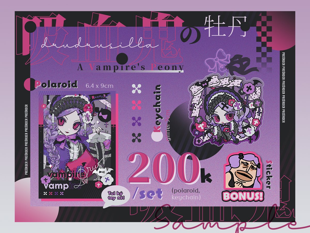 AsurinW's tweet photo. 🎀 • sample sheet &amp; polaroid design for @Drudrusilla3Di https://t.co/nsE1vknBmP
