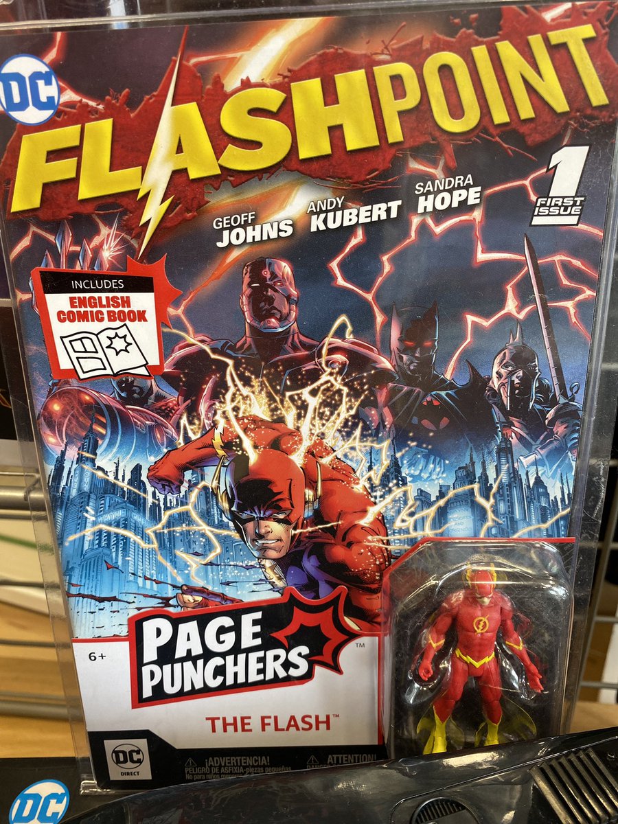 HiusepComic's tweet photo. ¿Estáis preparados para hoy?
¡Nosotros si!
En Comic SanTs ya tenemos las figuras de @mcfarlane_toys_official de la película, además de los comics en los que se inspira gran parte de la película.
¡SÉ FLASH Y CORRE A POR ELLOS!
#somoscomicsants #theflash #batman #dcu #flashpoint https://t.co/wJFz1Fn7wd