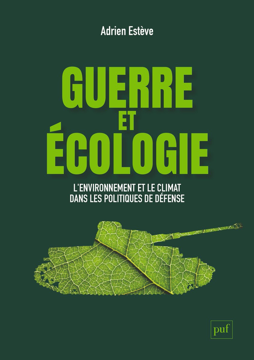 Bravo à @adrienesteve dont l'ouvrage 'Guerre et écologie' vient de recevoir le prix du livre de l'association @ScPoDS !